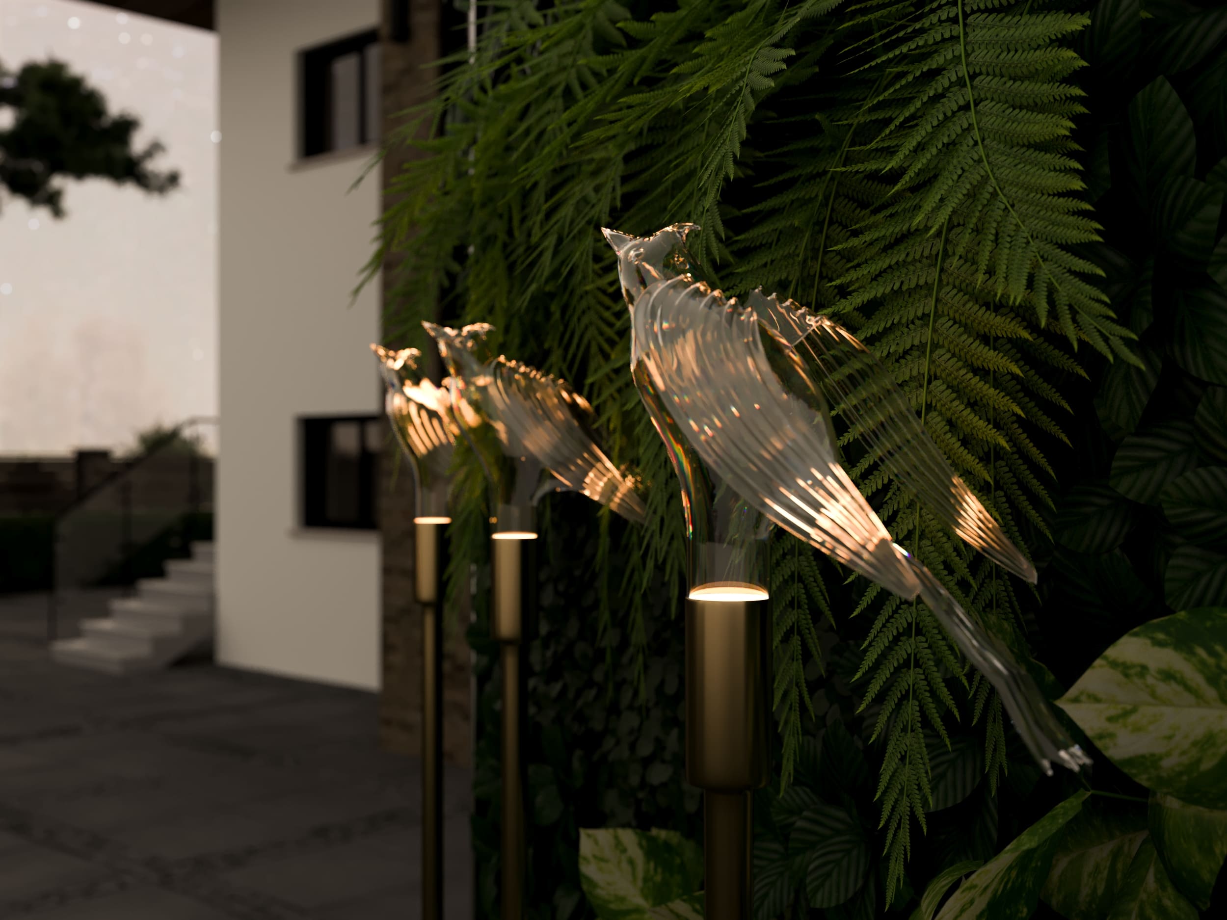 Садовый светильник BIRD от KIRINI